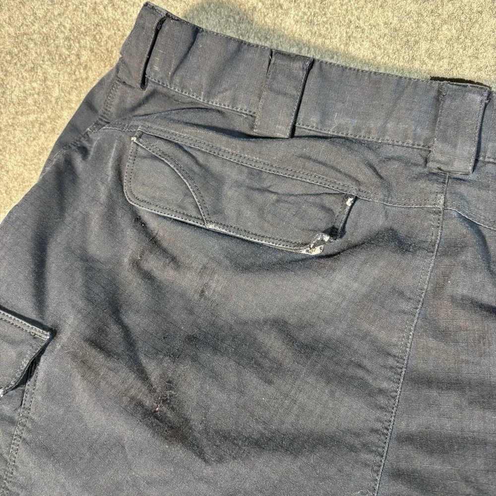 5.11 Tactical Cargo Pants Mens 39x30 Navy Blue Ripstop Utility Work Military